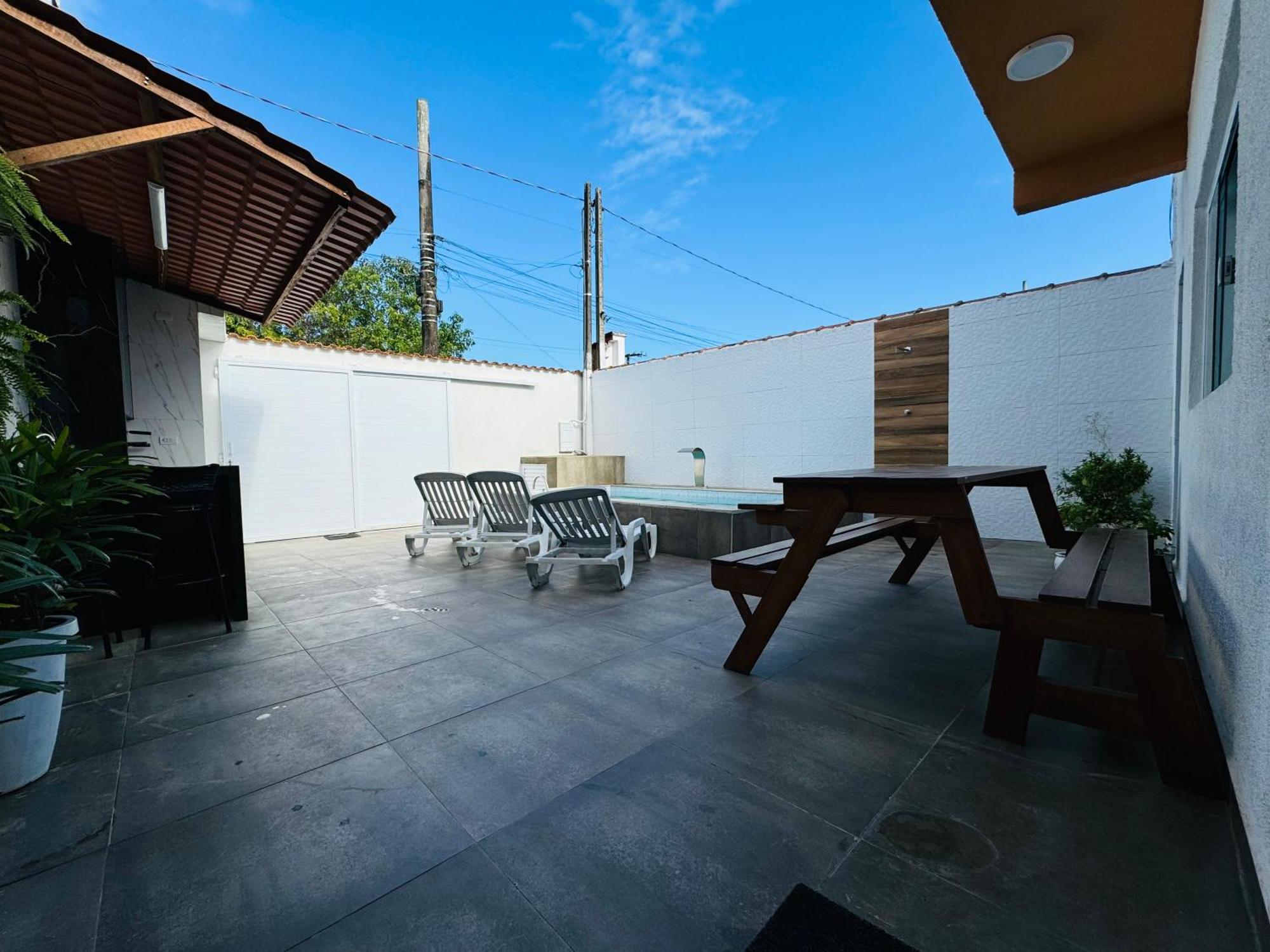 Willa Casa Compacta Com Piscina Guarujá Zewnętrze zdjęcie